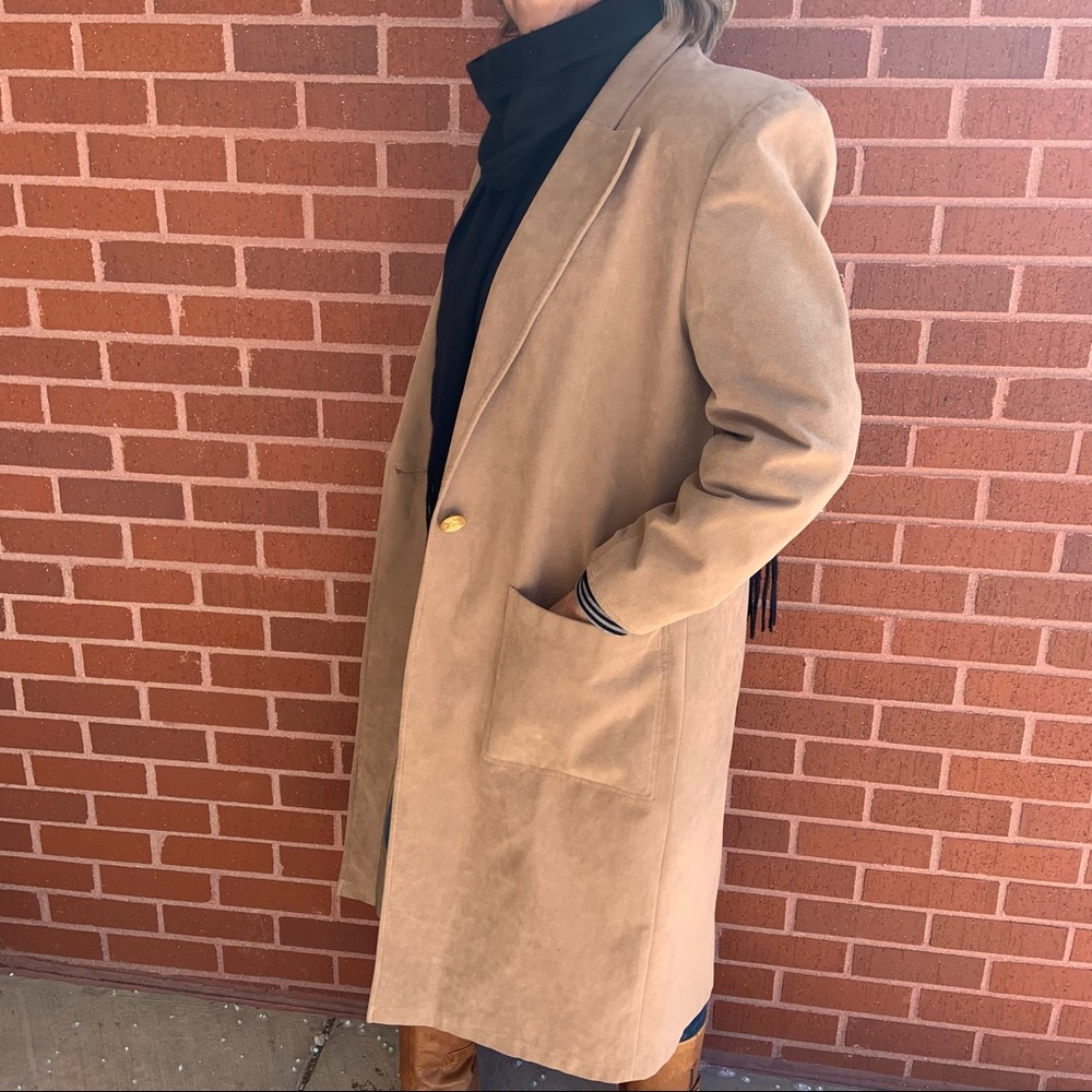 Classic Tan Trench Coat - Women's Long Casual Coat